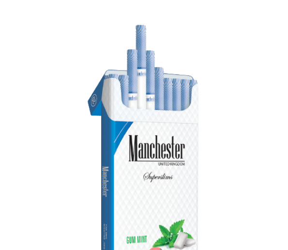 Manchester Superslims Gum mint – Naneli sakız Aromalı ithal Sigara