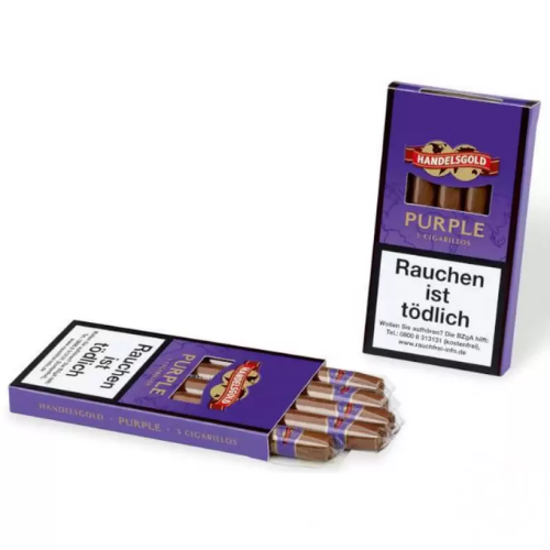 Handelsgold Purple – Yaban Mersini Aromalı 5’li Sigarillo